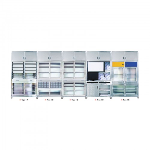 구로메디칼 > 수술실비품(Operating Room Appliance)  > 구로메디칼 DLMD-WMIC-Type1 Wall Mounted Instrument Cabinet Full Set 붙박이 수술기구 보관장