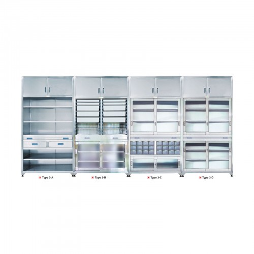 구로메디칼 > 수술실비품(Operating Room Appliance)  > 구로메디칼 DLMD-WMIC-Type3 Wall Mounted Instrument Cabinet 붙박이 수술기구 보관장