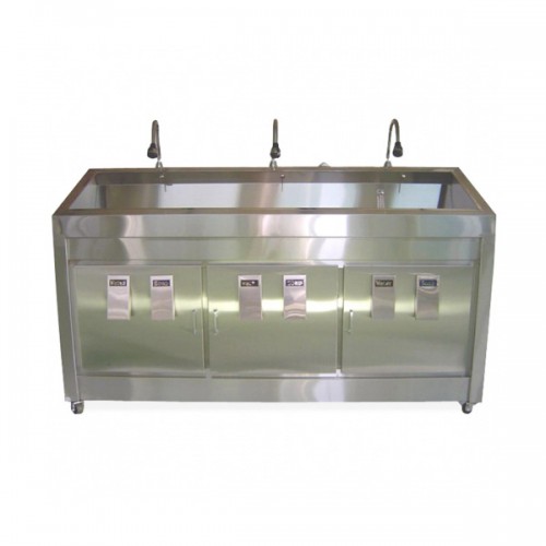 구로메디칼 > 수술실비품(Operating Room Appliance)  > 구로메디칼 DLMD-SCR3 SCRUB STATION-3인용 수술실 세척대