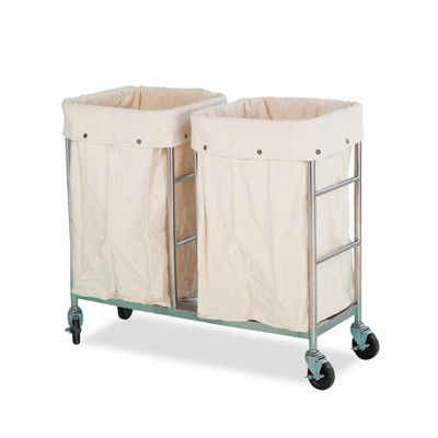 구로메디칼 > 간호비품(Nursing Appliance) > 구로메디칼 DLMD-LHCD LINEN HAMPER CART 린넨바구니카트(더블,뚜껑제외)